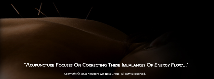 Acupuncture focuses on correcting these imbalances of energy flow